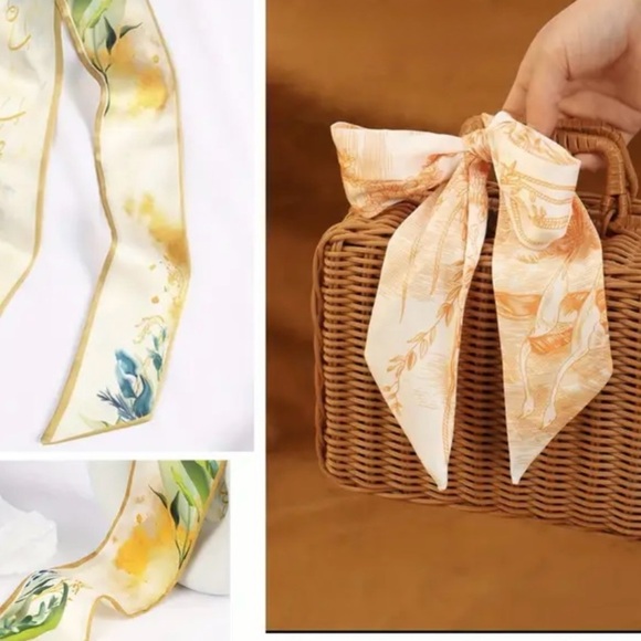 Designer Bag Twilly | Bag Scarf Bag Twillies | Bag Bandeaus | Bag Scarves Twilly - Picture 3 of 15